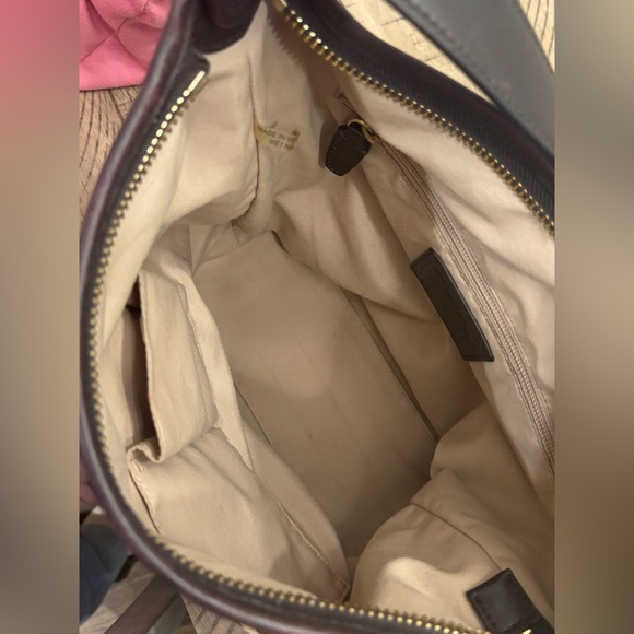 Coach Signature Canvas & Leather Duffle Shoulder Bag |...